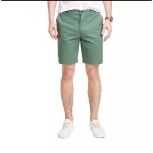 Goodfellow Every Wear Flat Front Chino Shorts w/ 9" Inseam  Green Teal Men’s 40